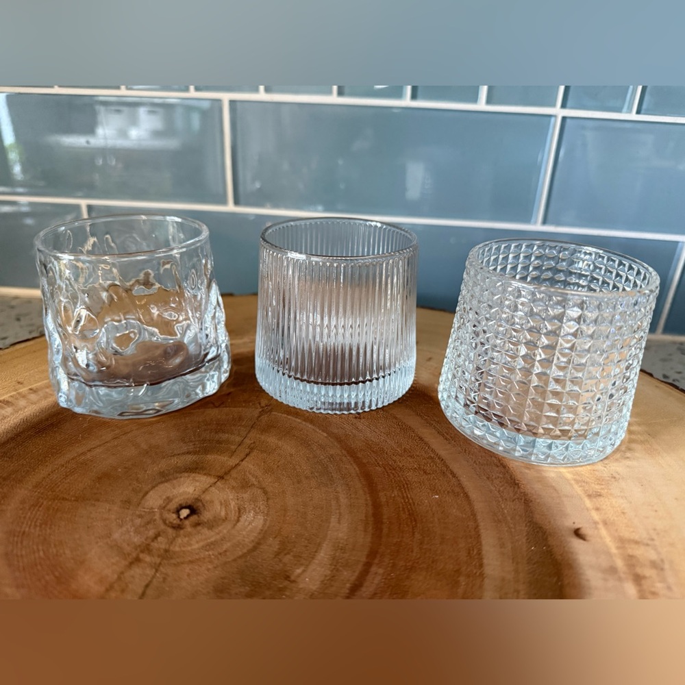 Clear whisky Glass  - Set of 3